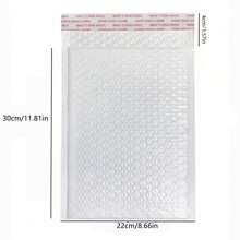 30pcs Pearlescent Film Bubble Mailers Shipping Envelopes Self-Sealing White Courier Bags For Business Packing Back To School