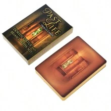 44入組前世靈感神諭卡牌遊戲,英文版本的卡牌牌組,適用於占卜和遊戲 - 彩色 - 查看 3