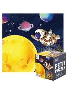 兒童益智拼圖玩具,動物和交通工具圖案,男女兒童生日教育禮物 - 宇宙36pcs - 查看 2