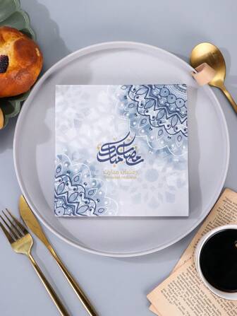 2024美麗花卉印花多彩餐巾,20個裝派對用品