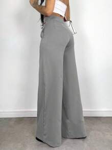 Women Pants - Xám - Xem 4