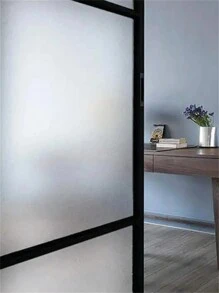 1捲啞光純色窗戶隱私膜,霧化玻璃窗貼,可拆卸遮陽玻璃覆蓋自粘膠乙烯基膠貼紙,適用於浴室 - 彩色 - 查看 4