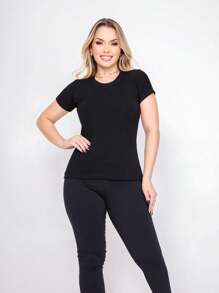 Women T-Shirts - 黑色 - 查看 1