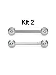 Nipple Ring - Silver - View 1