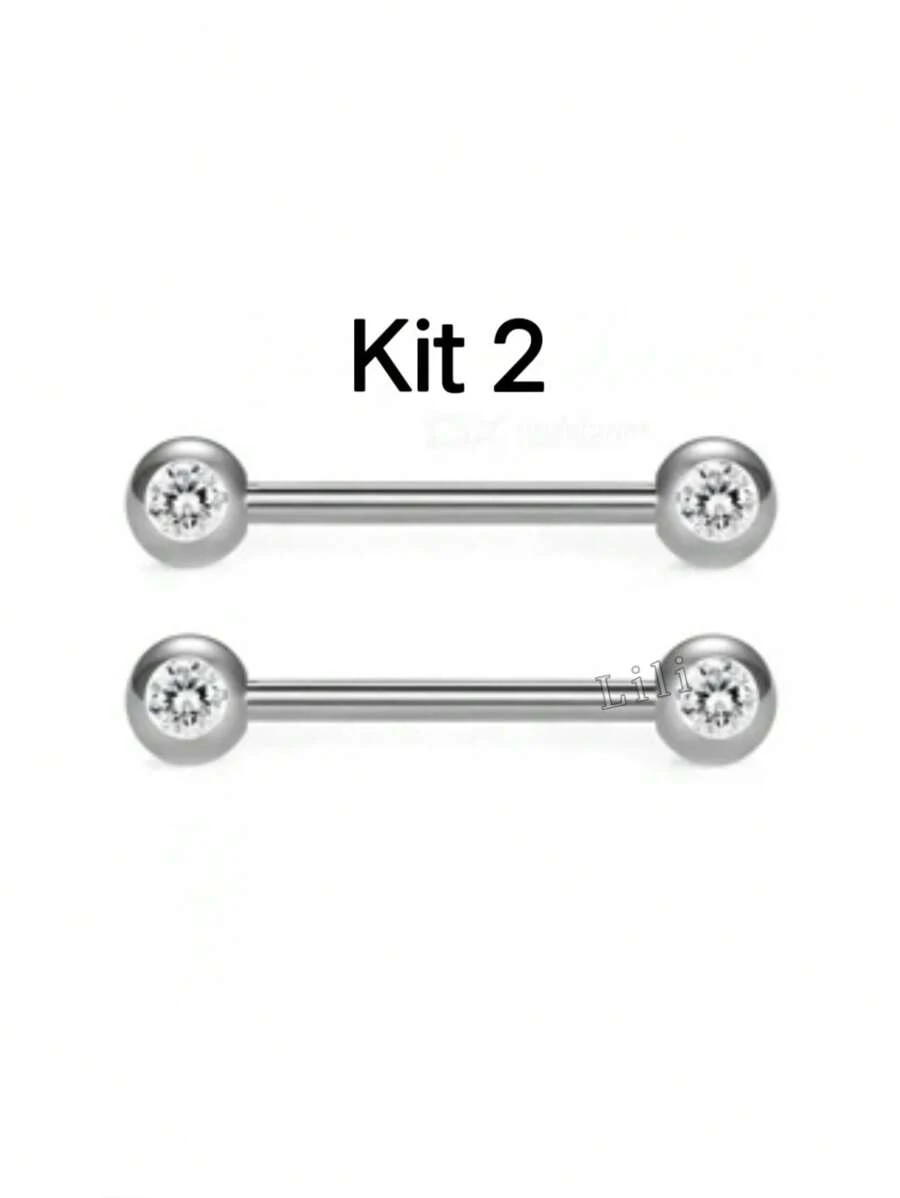 Nipple Ring - Silver - View 1