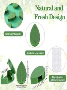 10 piezas, 30 piezas Clips de fijación de pared de trepa de plantas, ganchos de fijación de plantas autoadhesivos, clip de fijación de plantas pegajoso para decoración de plantas de jardín, vid de pothos