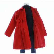 Abrigo para Niña Rojo 3733 Talla 1 a 9 Años - Rojo - Ver 4