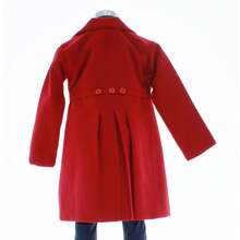 Abrigo para Niña Rojo 3733 Talla 1 a 9 Años - Rojo - Ver 3
