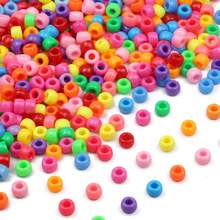 400pcs Acrylic Beads (0.6*0.9mm) Macaron Colored Horse Eye Shape Beads For Diy Bracelets & Necklaces, Jewelry Making Accessory - 400pcs - View 12