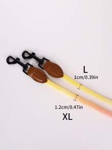 Supet 1pc Colorful Outdoor Multifunctional Dog Leash For Small, Medium & Large Breeds With Round Rope Handle