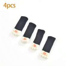 4pcs Double Knitted Thickened Foot Covers - Protect Your Floors From Table & Chair Damage! - Multicolor - View 10