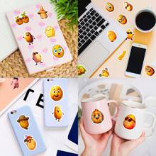 50Pcs Cute Potato Stickers For Water Bottles, Vinyl Waterproof Creative Vegetable Stickers For Laptop Luggage Computer Mobile Phone Guitar Skateboard, Stickers Pack For Teens Adults - Multicolor - View 6