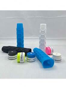 CAMEWIN 1 件装黑色 PRO 底胶，适用于板式网球、沙滩网球、匹克球拍，板式网球配件，全新。 - 黑色 - 查看 3