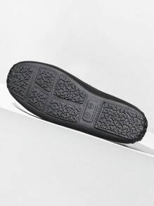 男士黑色休閒鞋,時尚平底柔軟eva便鞋 - 黑色 - 查看 5