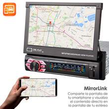 Autoestereo Vak 1703 Motorizado Mp5 Bluetooth Usb Mirrorlink - Multicolor - Ver 2