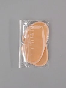 1pair Super Soft Silicone Heel Grips For Men And Women, Prevent Heel Slipping And Chafing, Anti-Slip Heel Pads - Beige - View 9