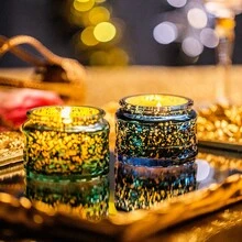 Romantic Time Scented Aromatherapy Candle Cup With Essential Oil, Smokeless Low Temperature Fragrance Therapy - SKU-24-white Tea Orchid - View 4