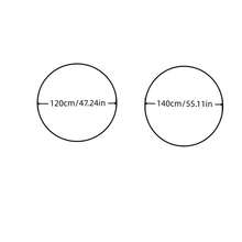 1pc Round Area Rug, Sofa Bedroom Bedside Floor Mat, Circular Coffee Table Carpet, Modern Simple Home Living Room Carpet, Home Decor - White - View 4