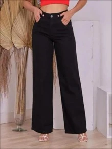 Women Jeans - Màu xanh lam - Xem 4