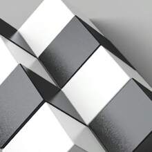 Rompecabezas De Bloques Ocultos Que Incluye 40 Tarjetas De Desafío De Doble Cara Y Un Conjunto De 16 Bloques Puede Entrenar El Pensamiento Lógico Espacial, La Concentración Y La Creatividad - Blanco y Negro - Ver 5