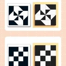 Rompecabezas De Bloques Ocultos Que Incluye 40 Tarjetas De Desafío De Doble Cara Y Un Conjunto De 16 Bloques Puede Entrenar El Pensamiento Lógico Espacial, La Concentración Y La Creatividad - Blanco y Negro - Ver 4