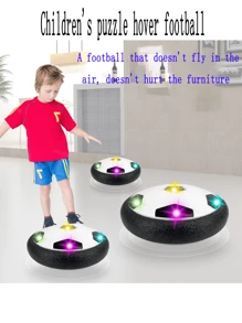 Floating Soccer Ball With Light & Music Indoor Sports Toys For Father & Son Interacting, New Year Gift Holiday Present (Battery Not Included) - Multicolor - View 5