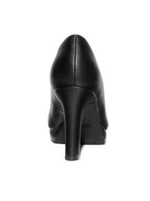 Women's Close Toe Low Heels Platform Pump Comfortable Office Work Dress Shoes For Women