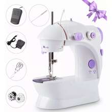 Portable Sewing Machine Mini Electric Sewing Machine - Roxo Malva - Ver 1