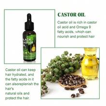 1入組蓖麻油生髮精華素 (黃色,60毫升) 配2支梳子,強化頭髮根部,修復損壞頭髮,滋潤乾燥髮尾,增強頭髮彈性,改善頭髮密度,促進生髮油 - 黃色 - 查看 2