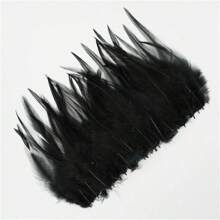 Lot De 50 Plumes De Faisan Noires Diy Bijoux Décoration Plume Pour Aiguilles Et Accessoires D'artisanat Attrape-rêves Plumes De Décoration