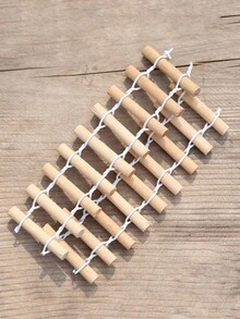 5 件裝苔蘚微景觀木柵欄,微型花園配件,木製工藝裝飾 - 彩色 - 查看 5