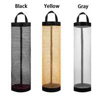 Multifunctional Hanging Garbage Bag Storage Bag, Kitchen Wall-Mounted Pull-Out Plastic Bag Collector, Storage Organizer Net Bag Dispenser