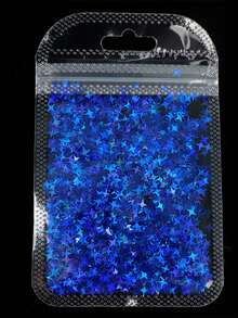 12 Packs/1 Set DIY Laser Four-Pointed Star Nail Art Sequins, DIY Jewelry Accessories, Crystal Glue Filled Sequins - Multicolor - View 17