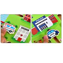 Kindergarten Educational Zone Puzzle Toy, Children's Early Learning Mathematical Intelligence Area, Intellectual Development And Brain Teaser Maze - Royal Blue - View 5