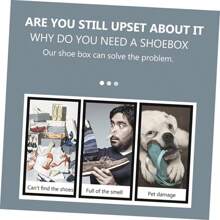 衣櫃鞋子收納盒,大號可疊加透明塑料收納盒,配有蓋子,適用於門廳、床底等地方,可取代鞋架或運動鞋架 - 灰色 - 查看 4