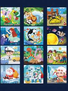 Puzzle Toys For Children, Educational Animal & Transportation Themed Paper Puzzles, Suitable For Boys And Girls As Birthday Gifts - Insects 36pcs - View 9