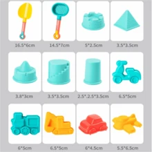 18入組沙灘玩具兒童沙灘玩具套裝, 兒童春遊沙灘套組寶寶沙灘玩具挖沙鏟模型玩具, 兒童沙灘玩具套裝寶寶玩水沙灘大沙鏟沙灘桶挖沙工具沙漏聖誕感恩節禮物聖誕,萬聖節,感恩節禮物 - 彩色 - 查看 9