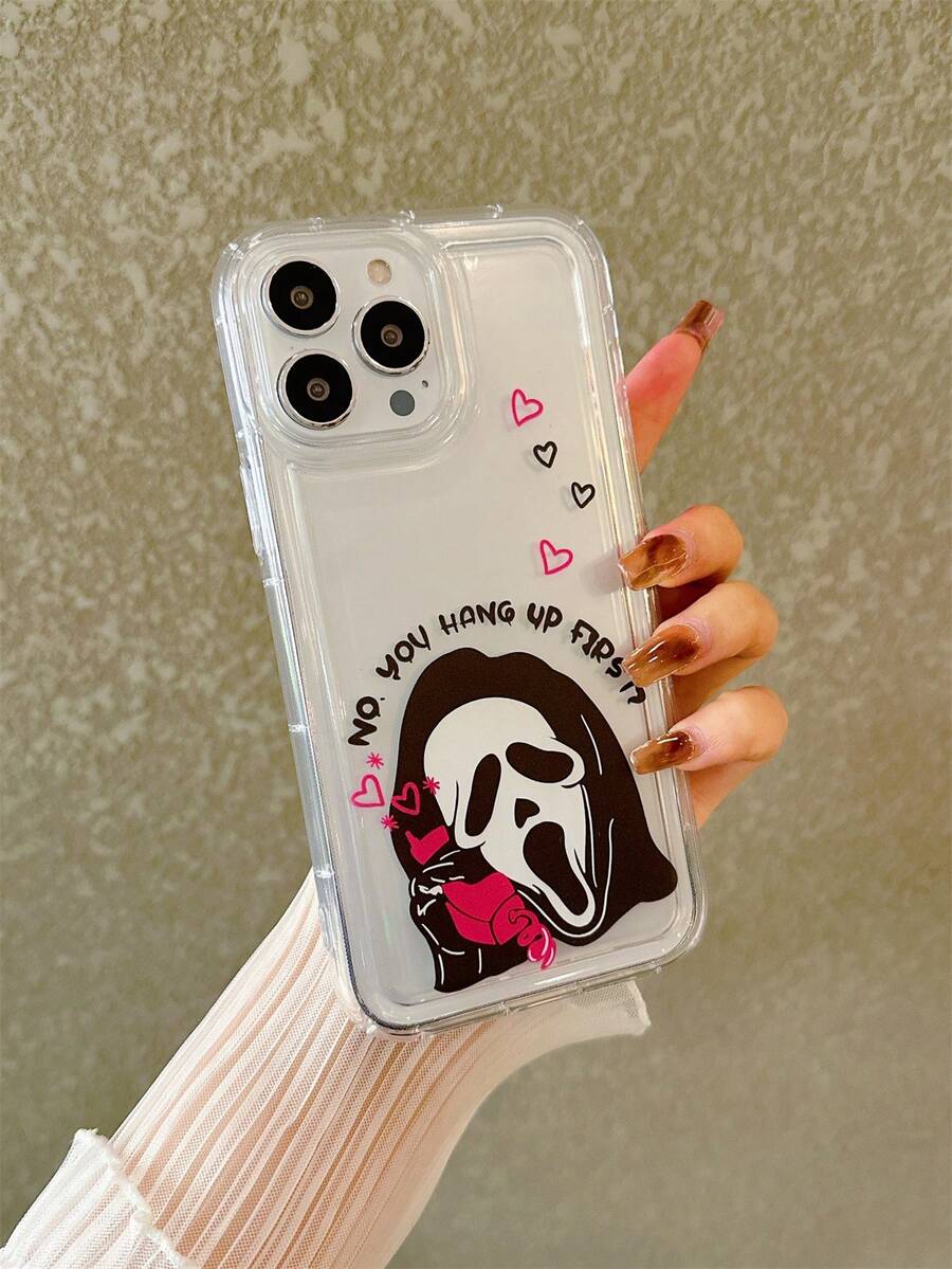 Airbag Clear Shell Phone Case Compatible With IPhone 15, Simple Style Compatible With IPhone 14 Pro Max 13/11 Anti-Falling Soft Tpu Cover - Multicolor - View 1