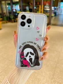 Airbag Clear Shell Phone Case Compatible With IPhone 15, Simple Style Compatible With IPhone 14 Pro Max 13/11 Anti-Falling Soft Tpu Cover - Multicolor - View 4