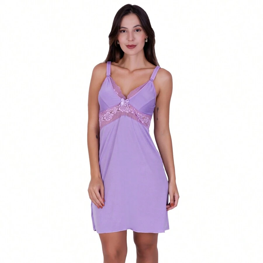 Maternity Sleepwear - 紫色 - 查看 1