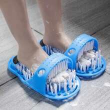 1入組水療按摩足洗擦-含有去角質浮石-防滑浴墊墊,舒緩您的疲憊雙腳 - 藍色 - 查看 1