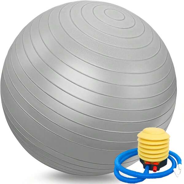 1pc Thickened Yoga Ball For Adults, Pregnant Women, Children Exercise, Balance, Postpartum Recovery And Fitness