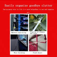 1000入組100*1.9mm自鎖尼龍束線帶,耐低溫,適用於組織各種電線 - 黑色 - 查看 5