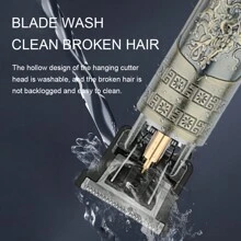 復古t9型專業無線電動理髮器,電動鬍鬚修剪器,適用於男士的理髮造型及護理