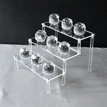1 szt Akrylowy Półka wystawowa Dla Figurki kolekcjonerskie , Perfumy  , Biżuteria , Akcesorie , Ciasta , Rośliny