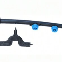 50入組滴灌滴嘴,壓力補償滴灌器,滴管頭定量流量配件,適用於花盆植物和1/4英寸滴灌管路徑的挖掘工具 - 杏色 - 查看 5