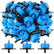 50入組滴灌滴嘴,壓力補償滴灌器,滴管頭定量流量配件,適用於花盆植物和1/4英寸滴灌管路徑的挖掘工具 - 杏色 - 查看 1