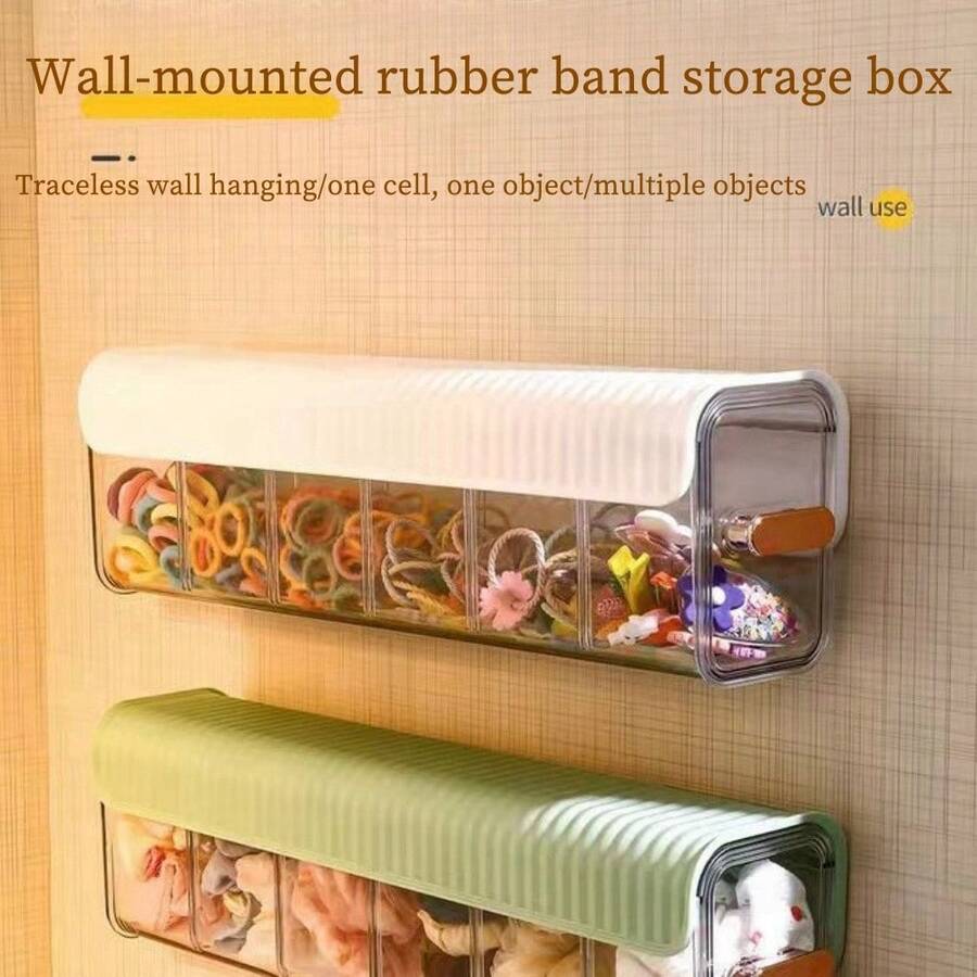 1 件女孩髮飾收納盒,壁掛式髮夾、髮帶、頭帶和珠寶收納盒,新髮帶、髮夾、頭帶和珠寶盒 - 淺杉綠 - 查看 1