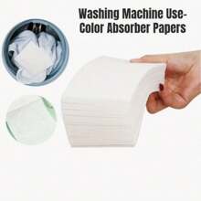 150/100/30pcs Washing Machine Laundry Color Absorber Sheet Anti-Cross Color Non-Woven Fabric Laundry Cleaning Products Proof Color - White - View 8