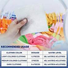 150/100/30pcs Washing Machine Laundry Color Absorber Sheet Anti-Cross Color Non-Woven Fabric Laundry Cleaning Products Proof Color - White - View 7